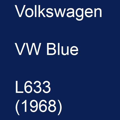 Volkswagen, VW Blue, L633 (1968).